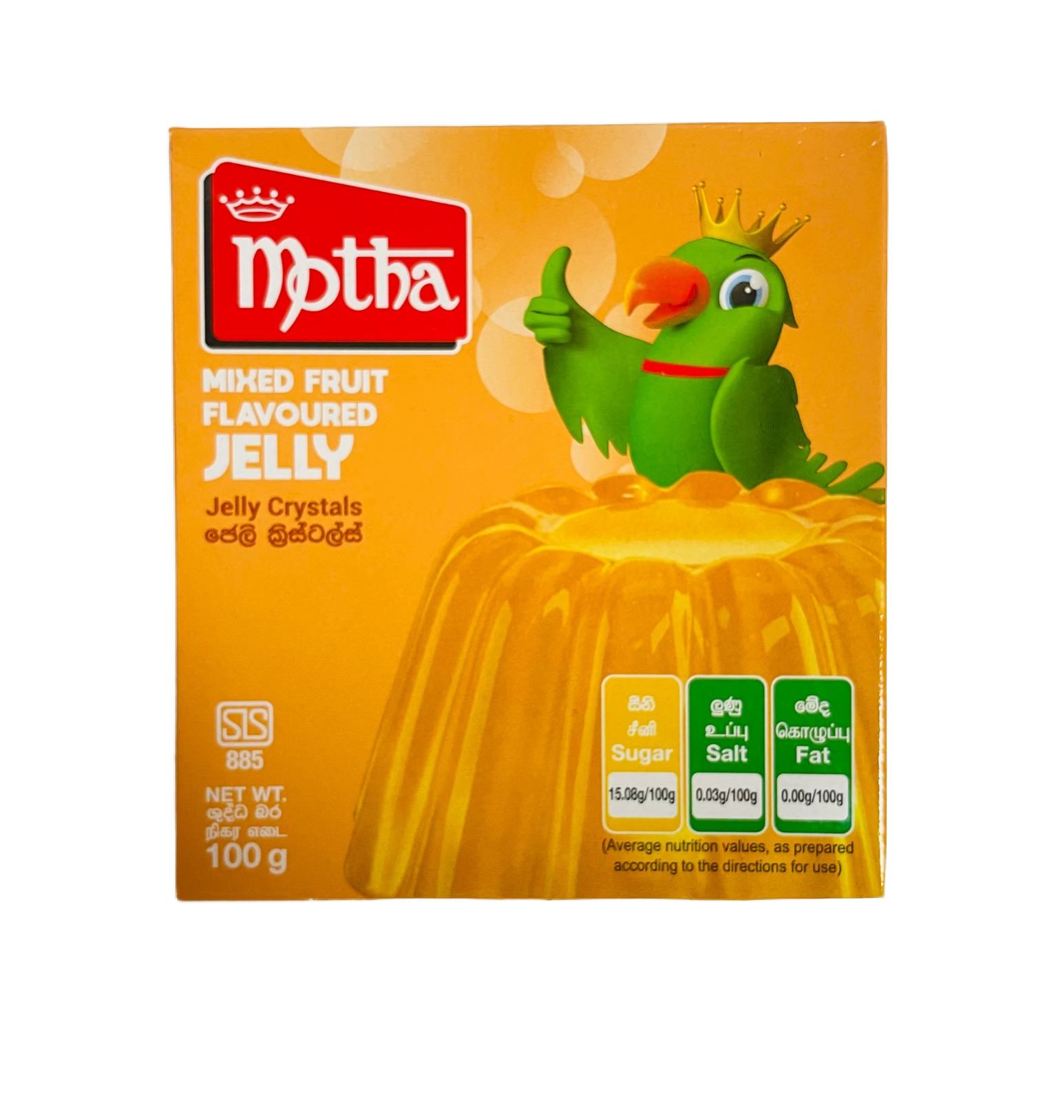 Motha Mixed Fruit Flavoured Jelly 100g